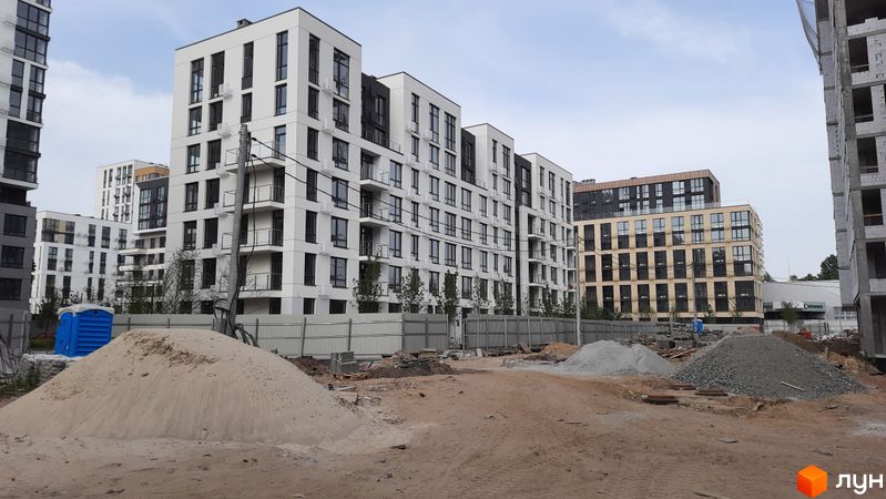 Ход строительства ЖК Файна Таун, 5 очередь (дом 01701-01705), июнь 2021