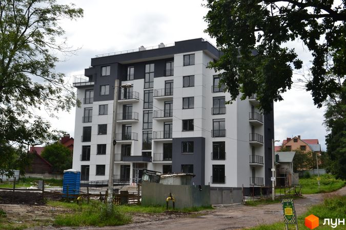 Хід будівництва Клубний будинок Waldhausen, 1 будинок, серпень 2021