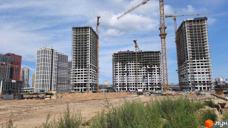 Ход строительства ЖК Варшавский-3, 0, август 2021