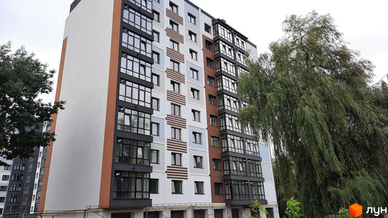 Хід будівництва ЖК Квартал Карпатський, 1 будинок (секція 4), серпень 2021