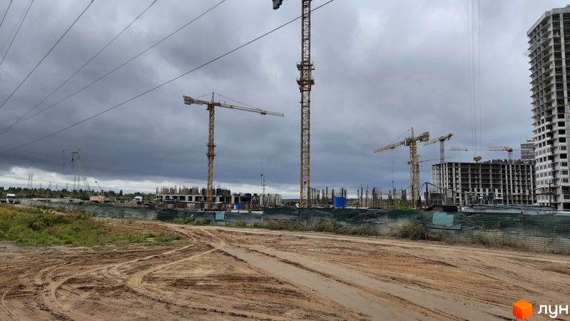 Ход строительства ЖК Варшавский-3, , сентябрь 2021