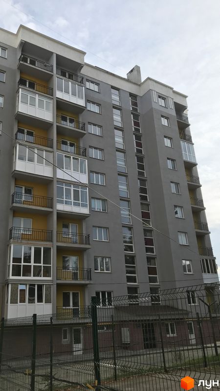 Хід будівництва ЖК Оберіг, 1 секція (вул. Руська, 228), листопад 2021
