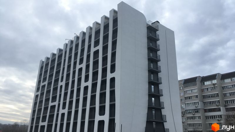 Хід будівництва ЖК CINEMA HOUSE, 1 будинок, грудень 2021