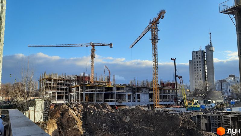 Хід будівництва ЖК Метрополіс, 4 будинок (секції 3-5), листопад 2021