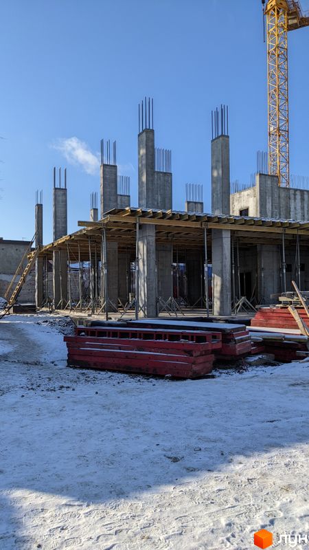 Ход строительства ЖК BonAparte, 1 дом, декабрь 2021