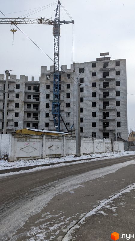 Ход строительства ул. Шевченко, 331а, 1 секция, декабрь 2021
