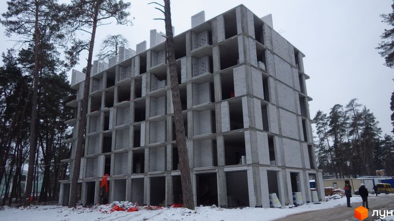 Хід будівництва ЖК O2 Residence, 7 будинок, грудень 2021