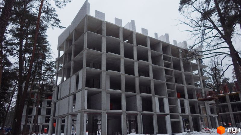 Хід будівництва ЖК O2 Residence, 5 будинок, грудень 2021