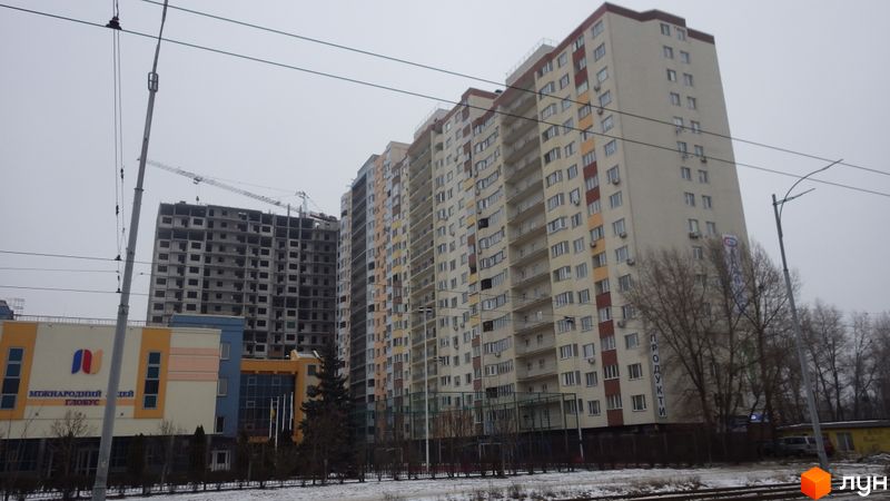 Ход строительства ЖК НебоSky, 1 дом (секции 1-5), декабрь 2021