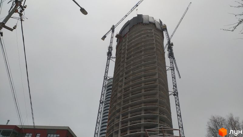 Хід будівництва ЖК Taryan Towers, 3 будинок, січень 2022