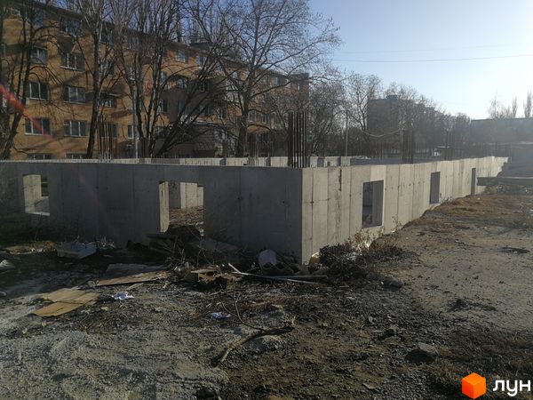 Хід будівництва ЖК Зірковий, Будинок, січень 2022