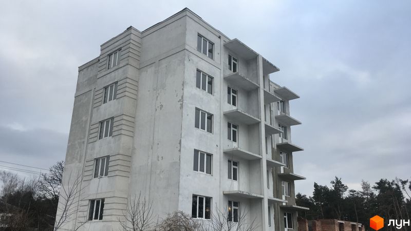 Хід будівництва ЖК Фаворит, 1 будинок (секції 1-2), січень 2022