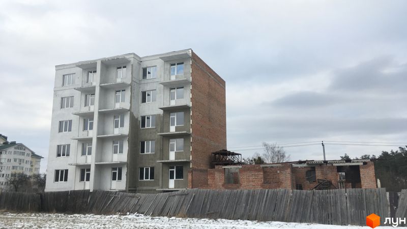 Ход строительства ЖК Фаворит, 1 дом (секции 1-2), январь 2022