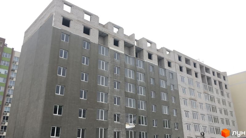 Ход строительства ЖК Киевский квартал, 4 дом, январь 2022