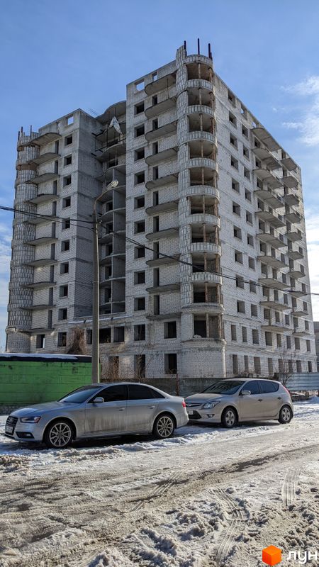 Ход строительства ЖК Киевский, Дом, январь 2022