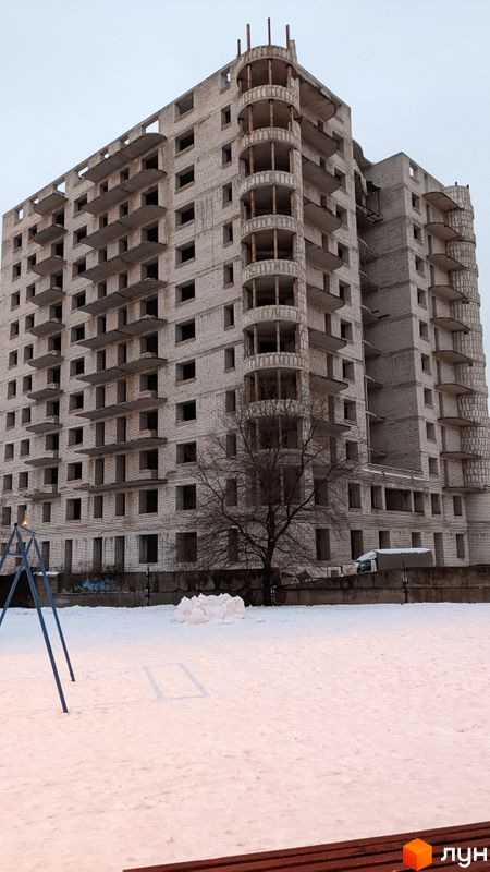 Хід будівництва ЖК Київський, Будинок, січень 2022