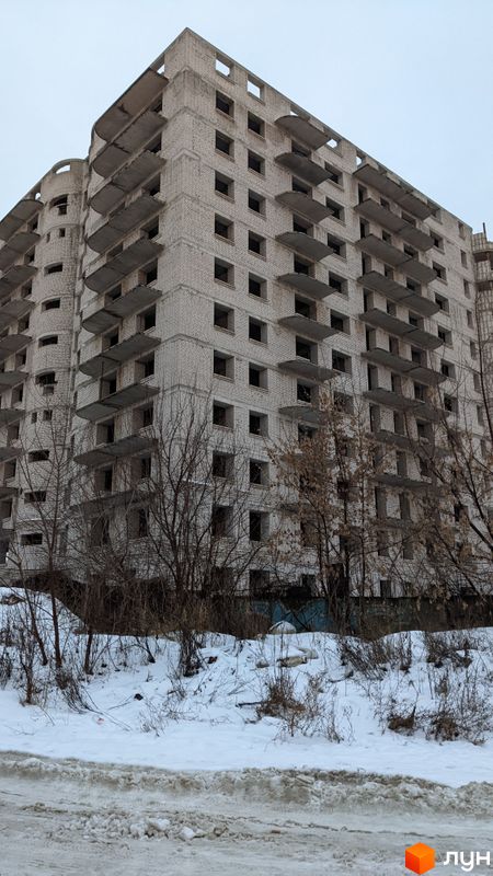 Ход строительства ЖК Киевский, Дом, январь 2022