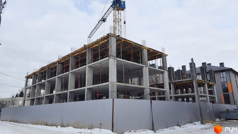 Хід будівництва ЖК LIBERTY PARK, 1-2 будинки, січень 2022