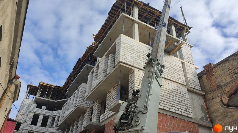 Хід будівництва ЖК City House History, Будинок, лютий 2022