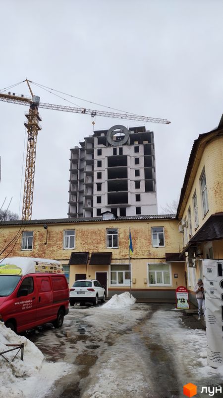 Хід будівництва ЖК the first capital residence, Будинок, лютий 2022