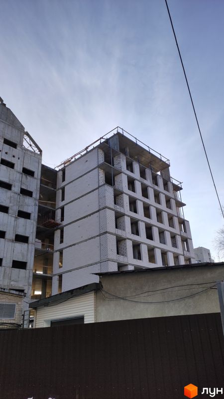 Хід будівництва ЖК Октава, Будинок, лютий 2022