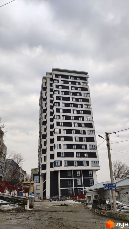 Ход строительства ЖК Куликовский, Дом, февраль 2022