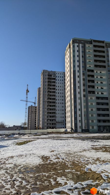 Ход строительства ЖК Левада, дом 6а, февраль 2022