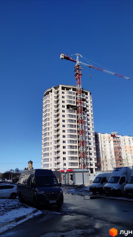 Ход строительства ЖК PesochinSky, Дом, февраль 2022