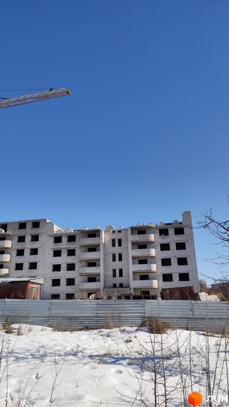 Ход строительства ЖК Подворье, 2 дом (секция 2), февраль 2022