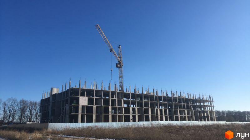 Ход строительства ЖК Новые Жуляны, 9 дом, февраль 2022