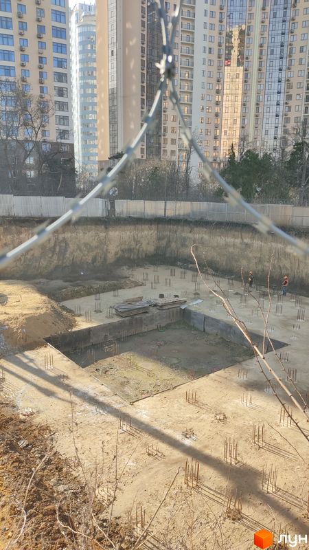 Хід будівництва ЖК Emporium Tower, 1 будинок, лютий 2022