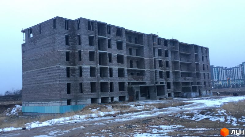 Ход строительства ЖК Реситаль, 1 дом, февраль 2022