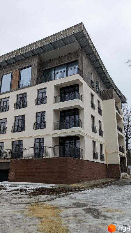 Ход строительства Резиденция «Парк-Хаус», 1 дом, февраль 2022