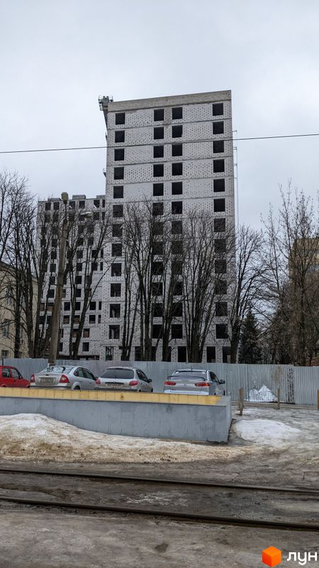 Ход строительства Urban One Sumskaya, 1-2 секции, февраль 2022