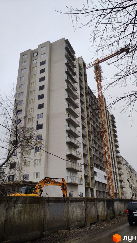 Ход строительства ЖК Слобожанский квартал, Дом, февраль 2022