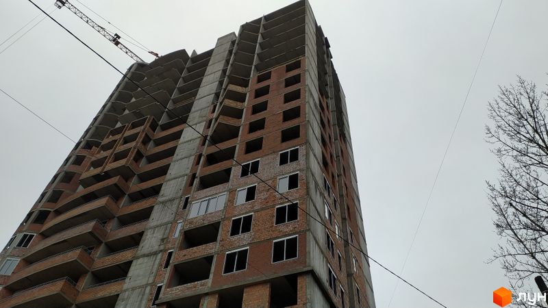 Ход строительства ЖК Вышгород Плаза, Дом, февраль 2022