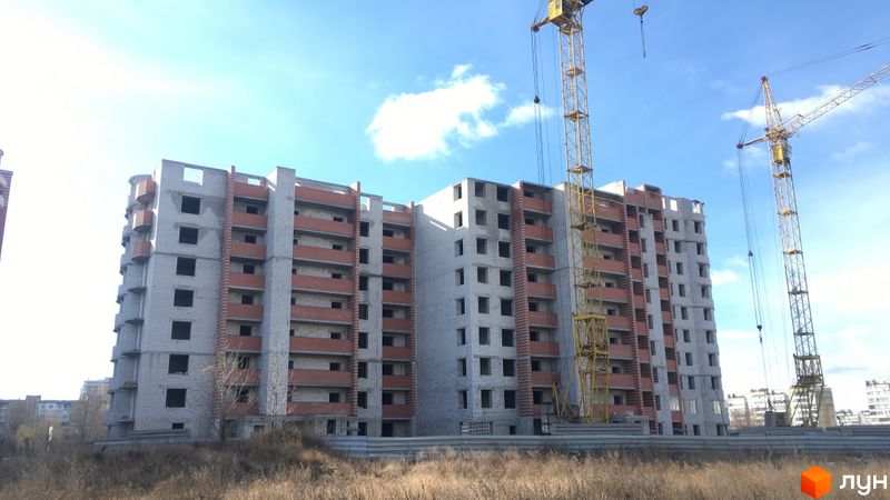 Хід будівництва ЖК Городок, 3 будинок (секції 4-6), лютий 2022