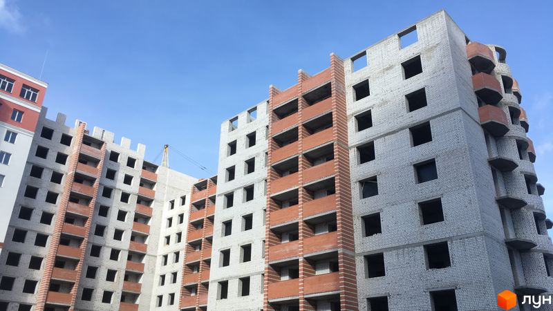 Хід будівництва ЖК Городок, 3 будинок (секції 4-6), лютий 2022