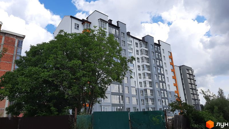 Ход строительства ЖК Галицкий 2, 1 дом (секции 1-4), июль 2022