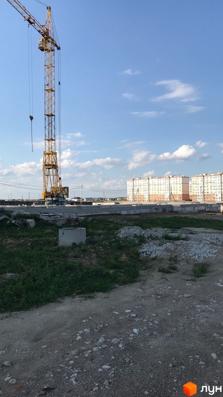 Ход строительства ЖК Park Residence, 2 дом, июль 2022