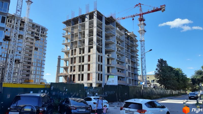 Хід будівництва ЖК Нивки-Парк, 9 будинок, липень 2022