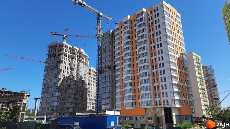 Хід будівництва ЖК Нивки-Парк, 10, 11 будинки, липень 2022