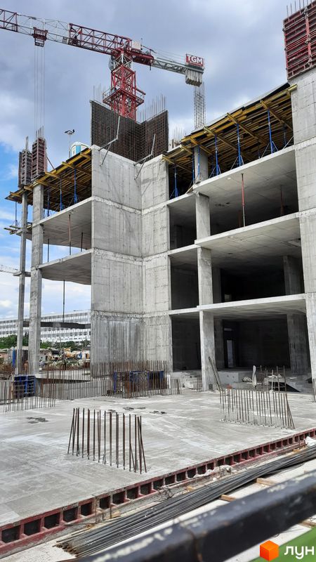 Хід будівництва ЖК Creator City, 2 будинок, липень 2022