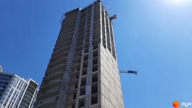 Хід будівництва ЖК Причал 8, 2 будинок, липень 2022