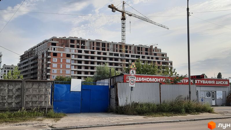Хід будівництва Житловий район Rybalsky, 11 будинок, серпень 2022