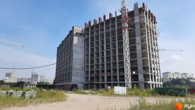 Хід будівництва ЖК Dibrova Park, 9 будинок, серпень 2022