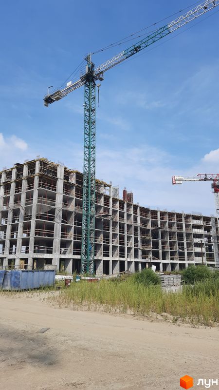Хід будівництва ЖК Dibrova Park, 8 будинок, серпень 2022