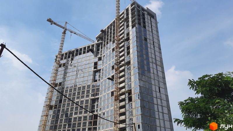 Хід будівництва ЖК Dibrova Park, 6 будинок, серпень 2022