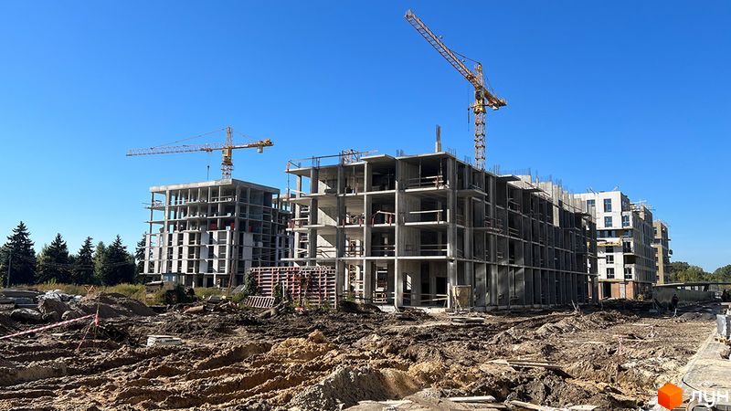 Ход строительства ЖК Файна Таун, , октябрь 2022