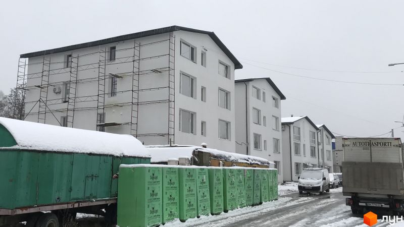 Хід будівництва ЖК Geneva, 1-4 будинки (вул. Леменівська, 5, 7, 9, 11), листопад 2022